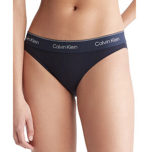 Calvin Klein Women Logo Bikini Navy Size L